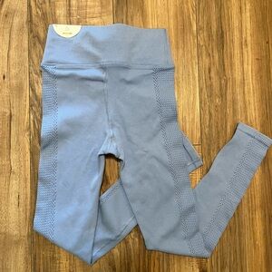Women's Light Blue High-Waist Leggings